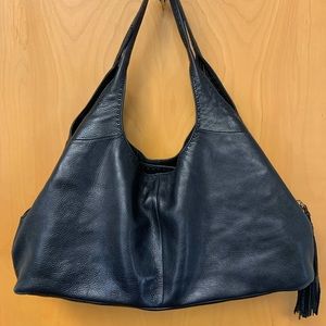 Sigrid Olsen Genuine Leather Large Hobo Tote Bag